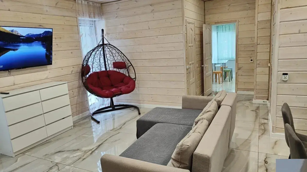 Фотография Коттеджа Частный дом Lux 130 кв.м в сосновом лесу на берегу озера в Рощино