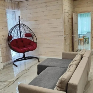 Фотография Коттеджа Частный дом Lux 130 кв.м в сосновом лесу на берегу озера в Рощино