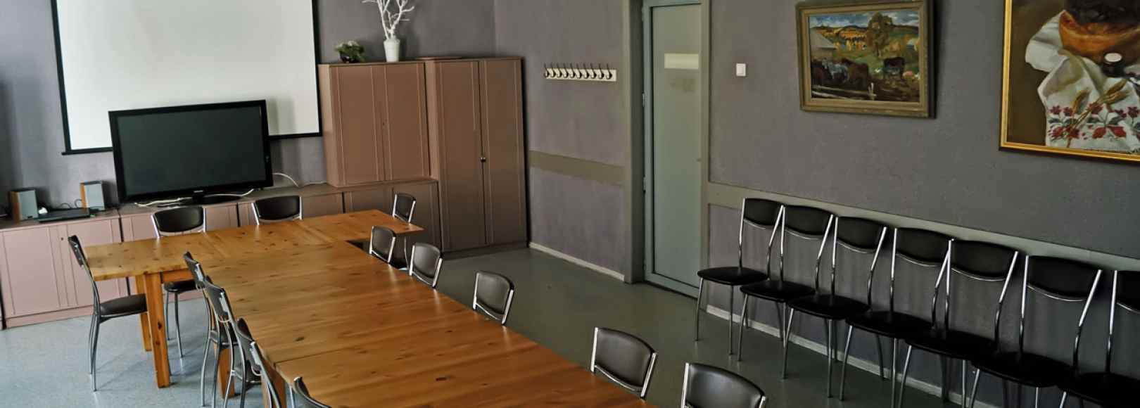 Фотография конференц-зала Гостиные 217, 223 Новосибирского Дома учёных (Академгородок)