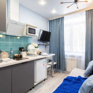 Фотография квартиры Апартаменты Студия с Кухней с Дизайнерским Ремонтом