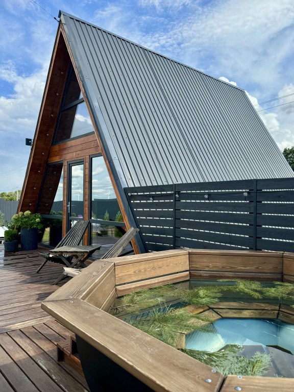 Фотография Коттеджа Частный дом в стиле A-frame