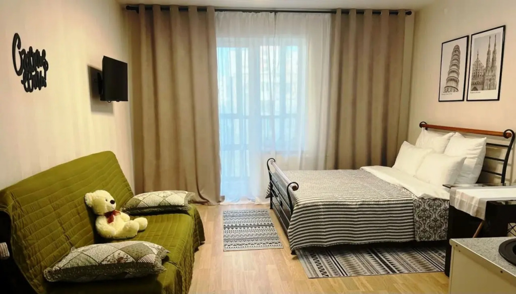 Фотография квартиры Квартира Уютная студия в центре города с лоджией