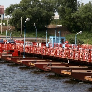 Фотография достопримечательности Разводной мост через Оку