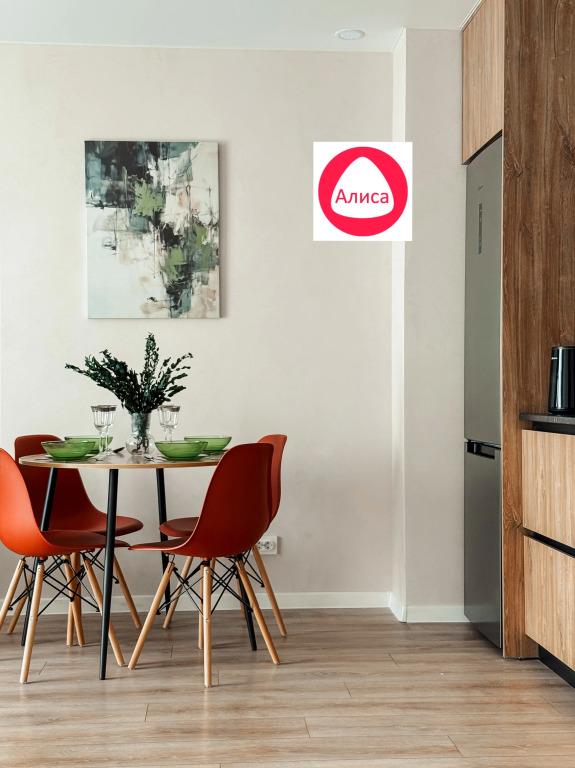 Фотография квартиры Квартира однокомнатная Smart Home с системой умный дом и колонкой Алиса в пяти минутах от центра Липецка