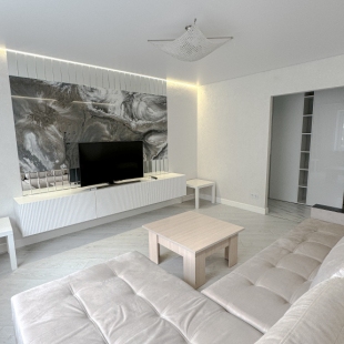 Фотография квартиры Апартаменты на Чкалова после ремонта, 2 комнаты: гостиная и спальня