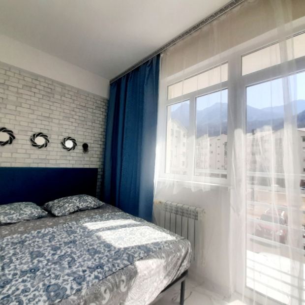 Фотографии квартиры 
            Квартира с 2 спальнями с балконом и видом на горы