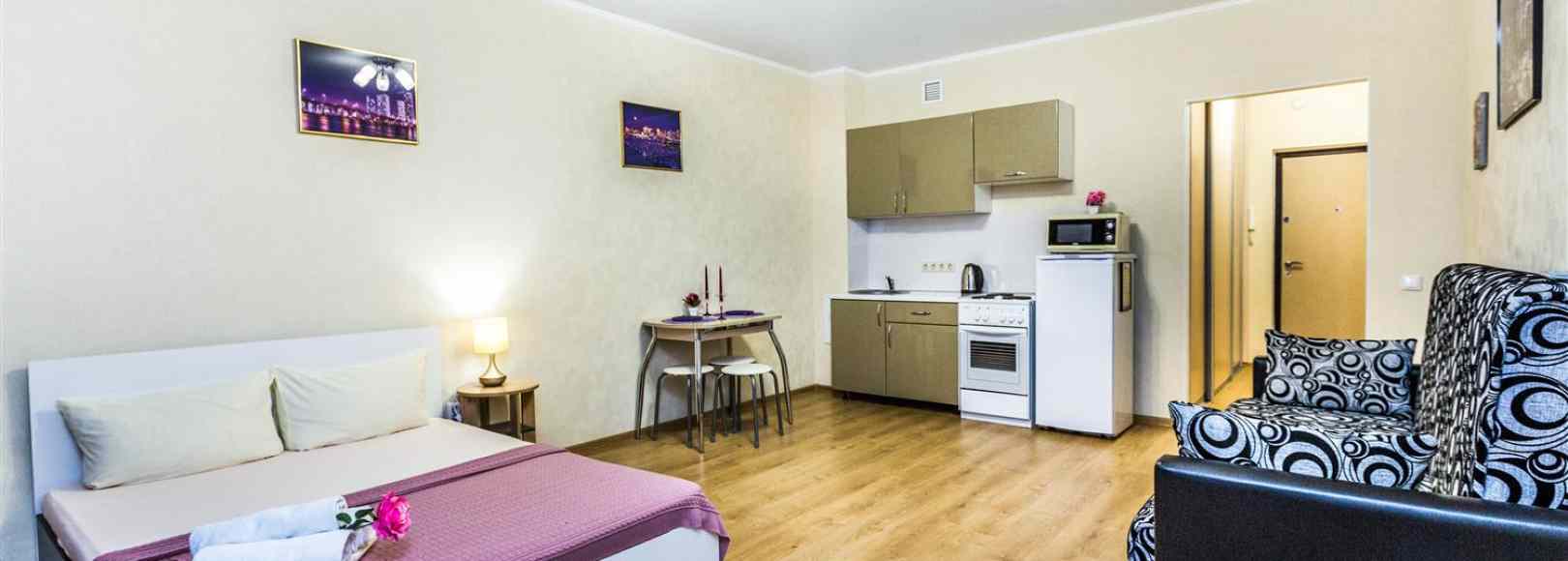 Фотография квартиры Однокомнатная квартира в новом доме в центре Тюмени после ремонта