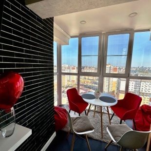 Фотография квартиры Апартаменты Стильная студия на 24 этаже Высота