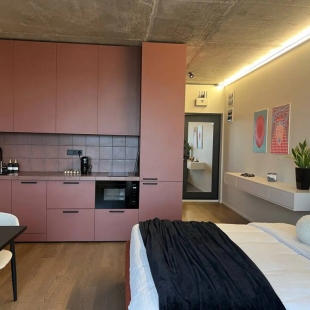 Фотография квартиры Квартира Verom Студия с Красивым Интерьером и Видом с 19го Этажа