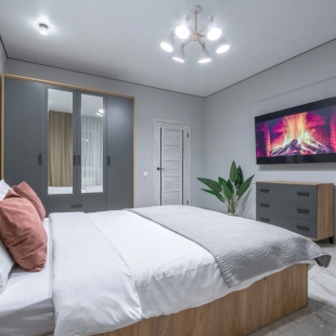 Фотография квартиры Квартира с большим телевизором и шикарным видом на реку Кубань 1