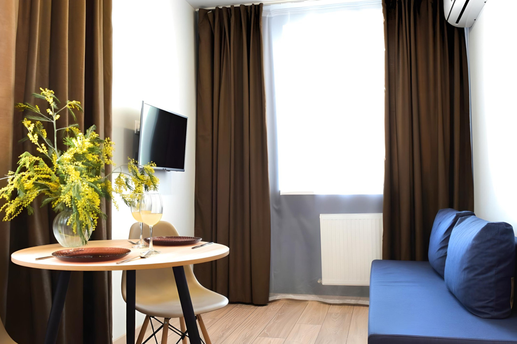 Фотография квартиры Апартаменты Морент с дизайнерским ремонтом в ЖК Фрукты