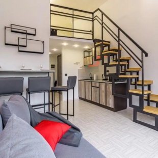 Фотография квартиры Этажидейли на Тверитина 46 в стиле лофт