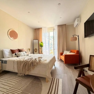 Фотография квартиры Апартаменты Стильная с Прекрасным Видом на Горы