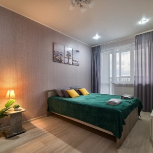 Фотография квартиры Квартира Однокомнатная с кроватью и диваном