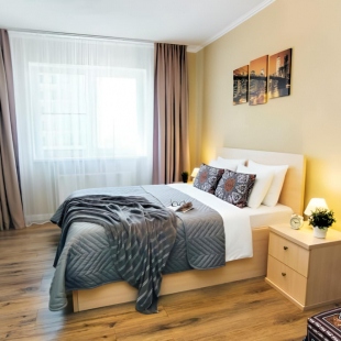 Фотография квартиры Апартаменты Uzorapart Просторная Евродвушка у Пляжа Алексино с Видом на Закат