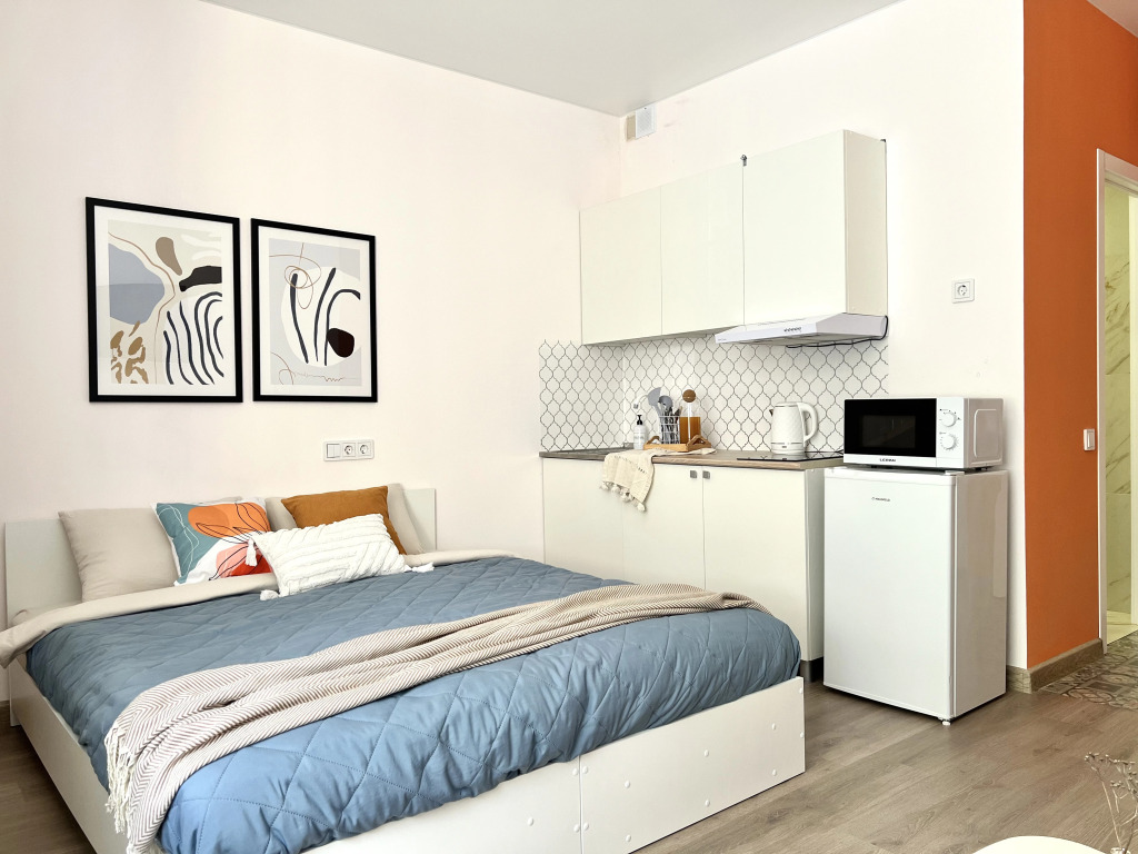 Фотография квартиры Апартаменты Краски Bосхода с Дизайнерским Ремонтом