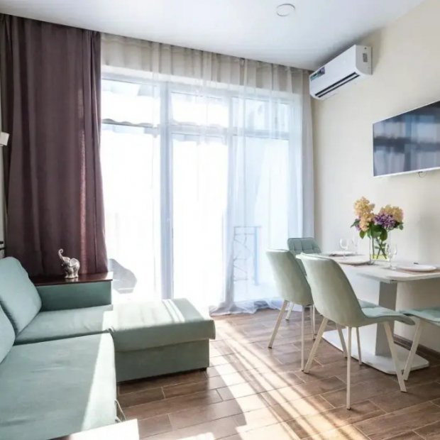 Фотографии квартиры 
            Апартаменты Red Apartments Покровский Парк Миндаль