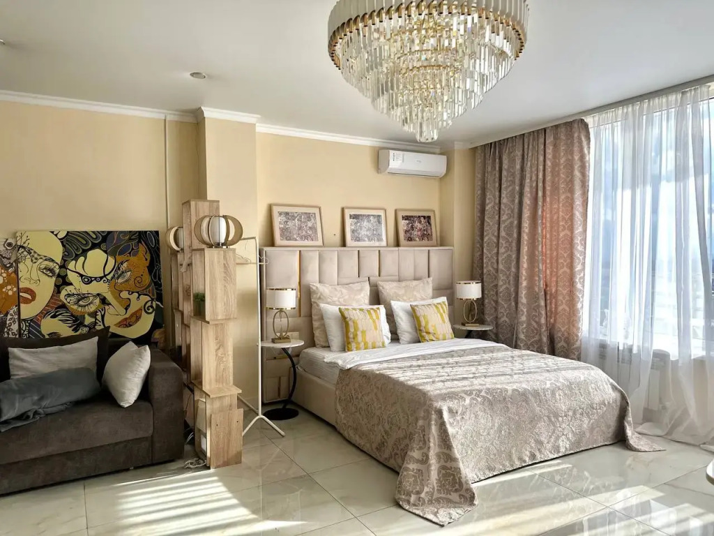 Фотография квартиры Апартаменты Атмосфера комфорта студия Капучино с дизайнерским ремонтом