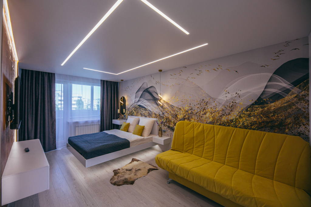 Фотография квартиры Апартаменты Уютная дизайнерская квартира в центре города