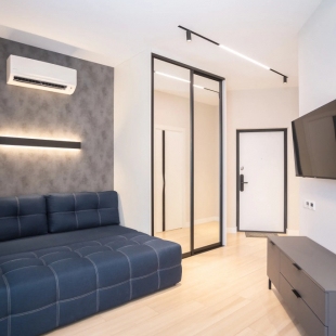 Фотография квартиры Апартаменты Red Apartments Арт Лайт Сити Апартамент Либерман