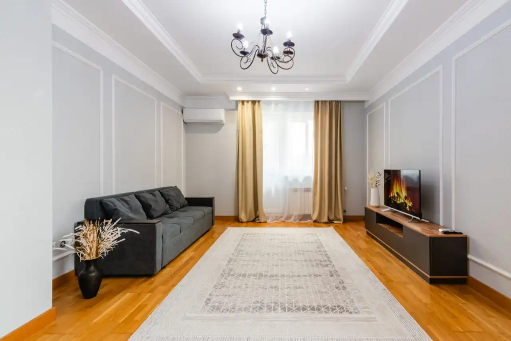 Фотография квартиры Апартаменты просторные трехкомнатные у ТРЦ MEGA в стиле минимализм