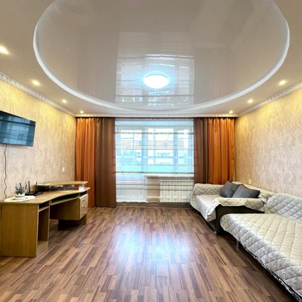 Фотографии квартиры 
            Апартаменты для большой компании рассчитаны на 8 гостей