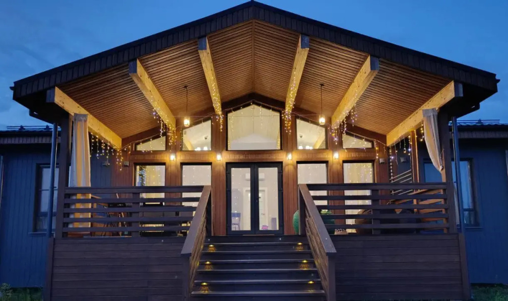 Фотография Коттеджа Частный дом шале с баней у горнолыжного курорта и водохранилища