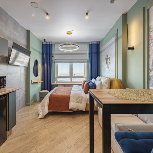 Фотография квартиры Апартаменты Как Дома с дизайнерским ремонтом в апарт-комплексе бизнес-класса