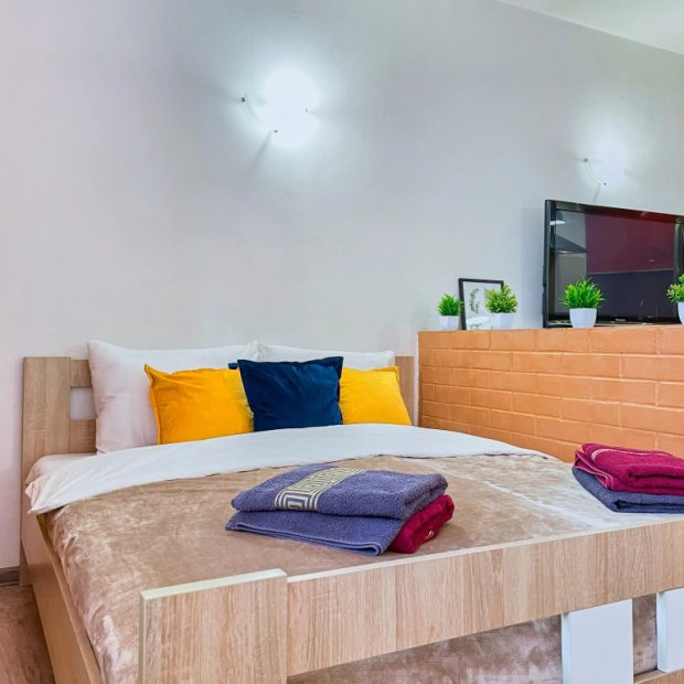 Фотографии квартиры 
            Апартаменты Relax Apart на ул. Молодежная 78