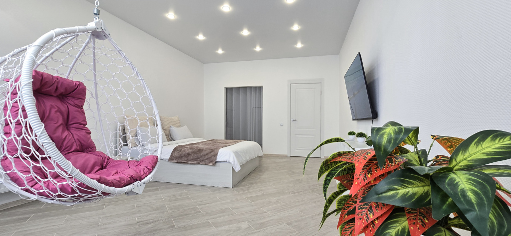 Фотография квартиры Квартира с большим телевизором и шикарным видом на реку Кубань