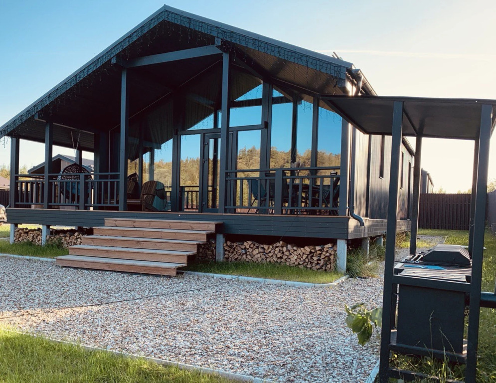 Фотография Коттеджа Частный дом LuckyHomeRent Панорама 4 Сауна