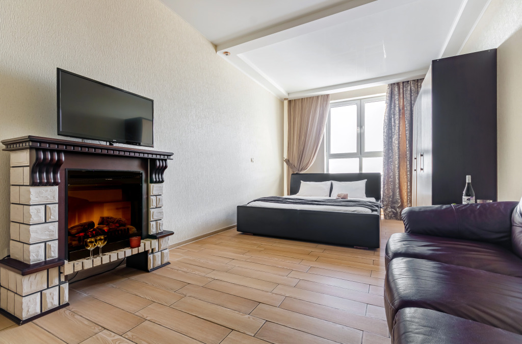 Фотография квартиры Апартаменты с Камином Угловой Ванной и Видом на Улицу Красную Комфорт с Характером Заселение Круглосуточно by Depart Apart