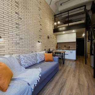 Фотография квартиры Квартира Green FOX из двух уровней с панорамными окнами