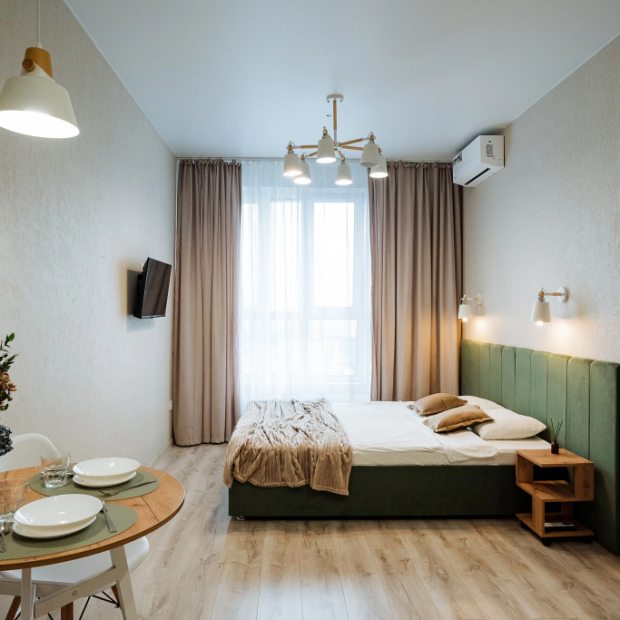 Фотографии квартиры 
            Апартаменты Дизайнерская студия в Iremel tower