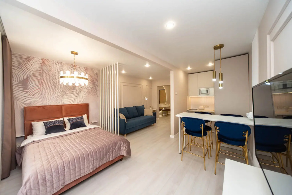 Фотография квартиры Квартира с дизайнерским ремонтом для 4 человек на Киренского 35