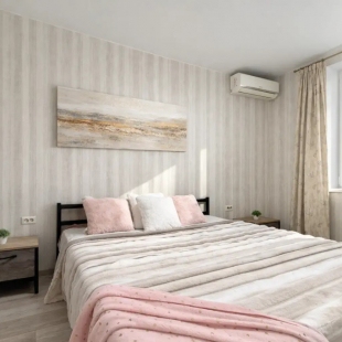 Фотография квартиры Квартира светлая просторная (65 м²) с дизайнерским интерьером