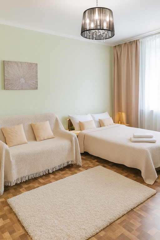 Фотография квартиры Апартаменты Просторная квартира на Волжском проспекте 39