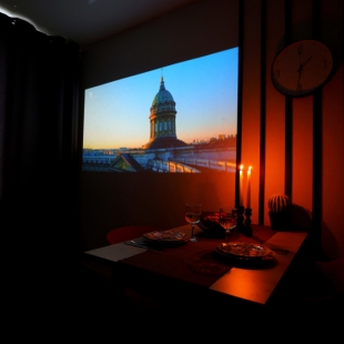 Фотография квартиры Квартира Стильная Современная с Проектором для Уютных Вечеров в Историческом Центре Города