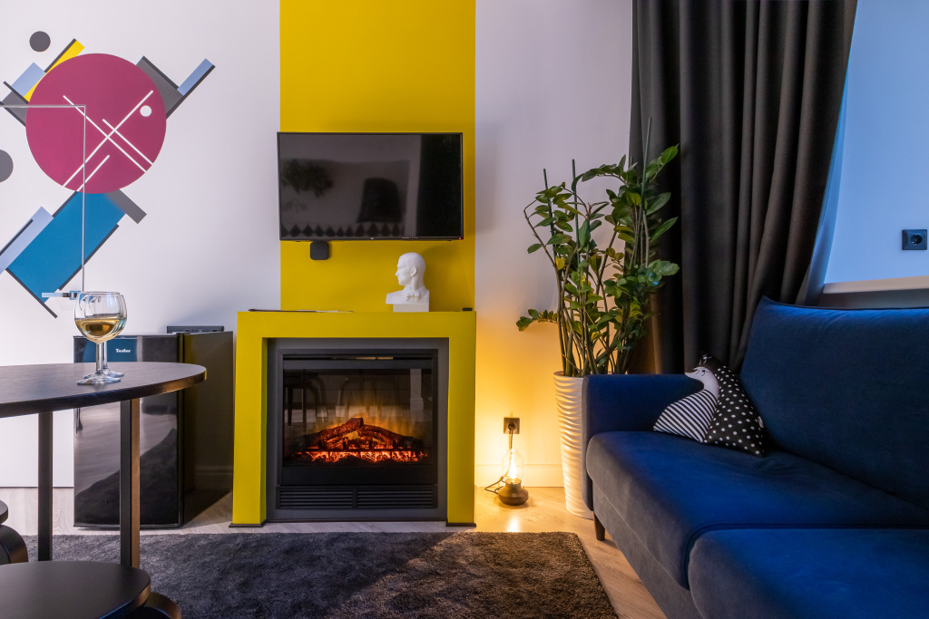 Фотография квартиры Апартаменты Авторская квартира с камином в самом сердце СПБ