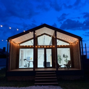 Фотография Коттеджа Частный дом Барн-хаус с сауной и чаном