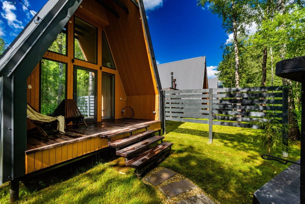 Фотография Коттеджа Частный Дом Афрейм с видом на лес №4