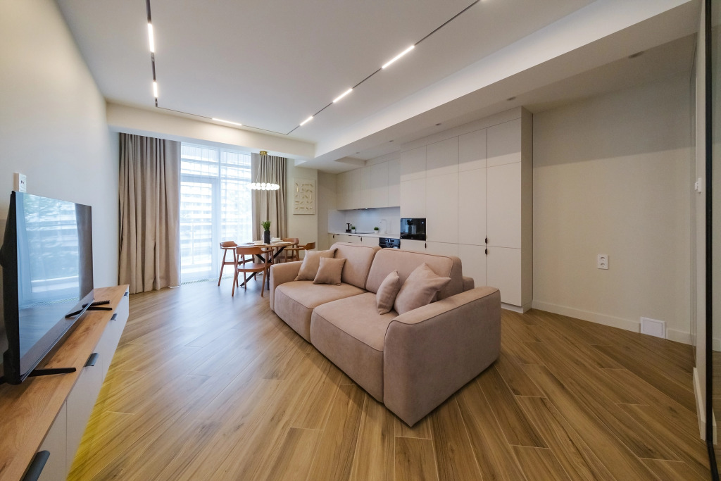 Фотография квартиры Апартаменты Новые 2-к апарты на первой линии в центре 2025, вид на море