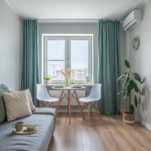 Фотография квартиры Квартира в это-стиле с потрясающим видом на город и рядом с метро