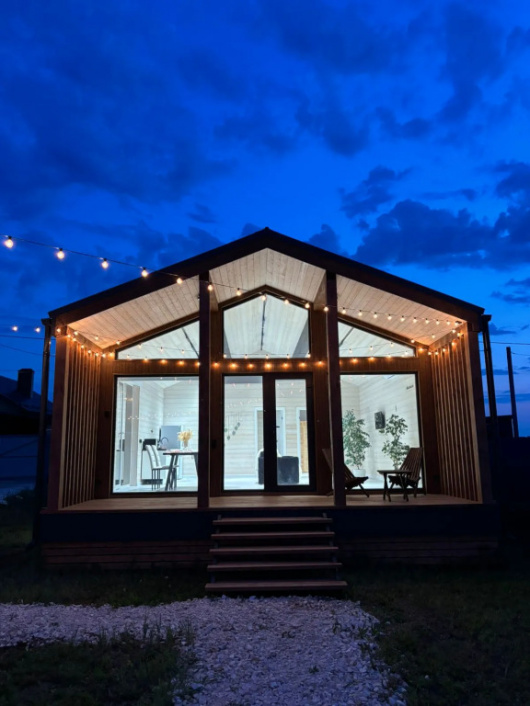 Фотографии Коттеджа 
            Частный дом Барн-хаус с сауной и чаном