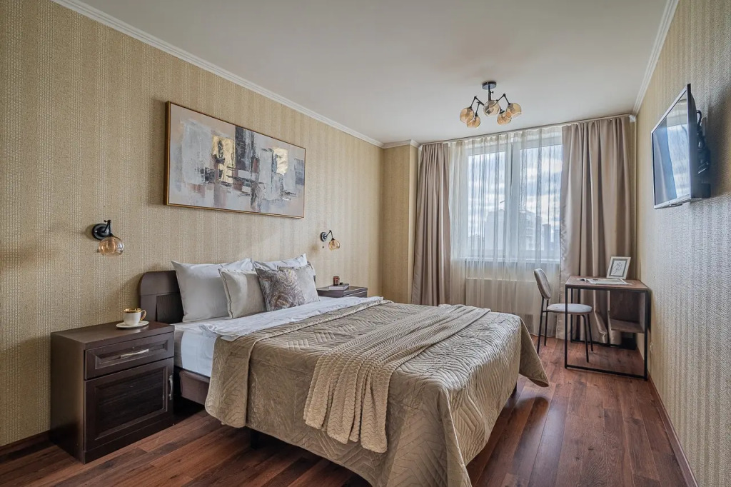 Фотография квартиры Апартаменты Двухкомнатные Sky Apart Рядом с Метро Чкаловская