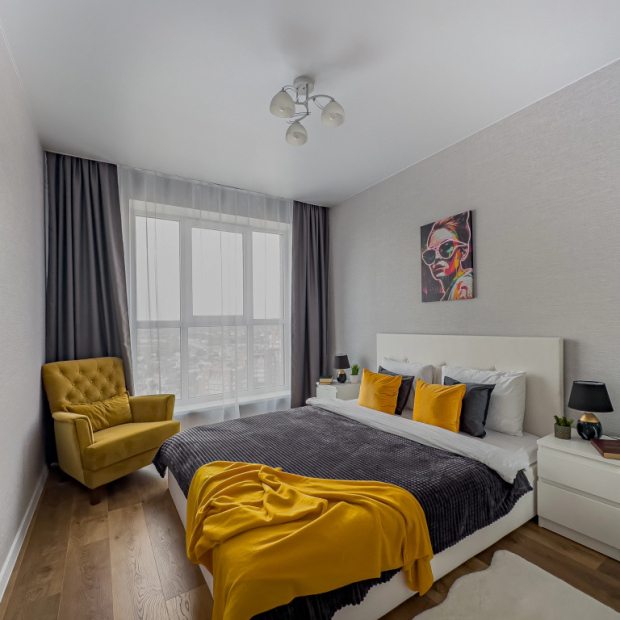 Фотографии квартиры 
            Апартаменты в ЖК Романов с видом на город