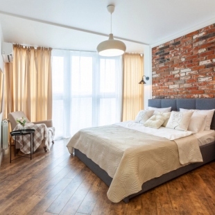 Фотография квартиры Апартаменты RentPlaza c панорамным видом на город 1