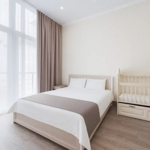 Фотография квартиры Квартира просторная для 6х гостей с кроваткой и пеленальным столиком для детей и кухонной зоной