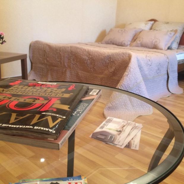 Фотографии квартиры 
            Апартаменты однокомнатные на улице Луначарского 39