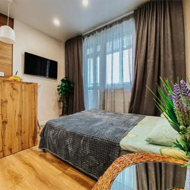 Фотографии квартиры 
            Апартаменты в ЖК Аквамарин у ТЦ Аквамолл 1008